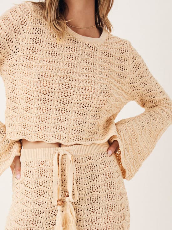 Spell Road to Paradise Knit Top - Wheat
